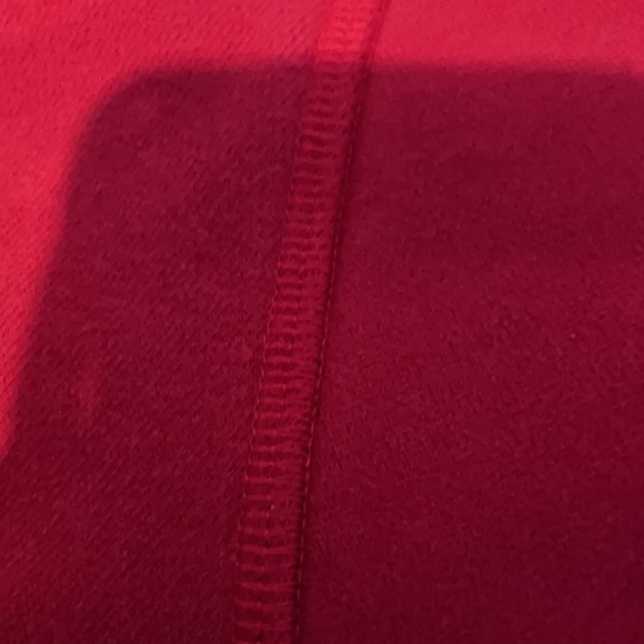 RED LULU LEMON HOODIE - Picture 6 of 7